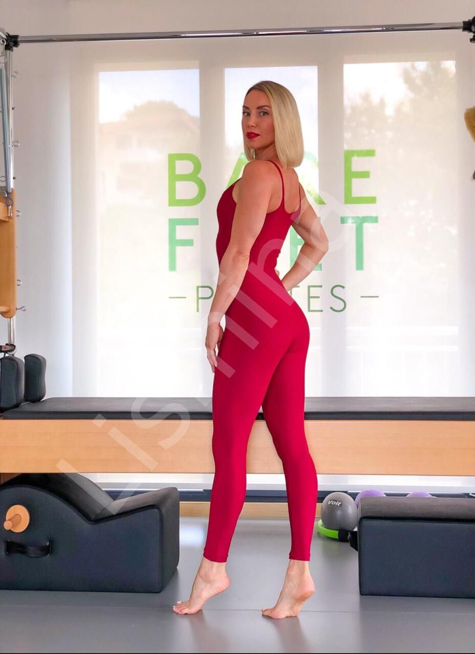 2702 Front Side Detailed Jumsuit Bordo Color