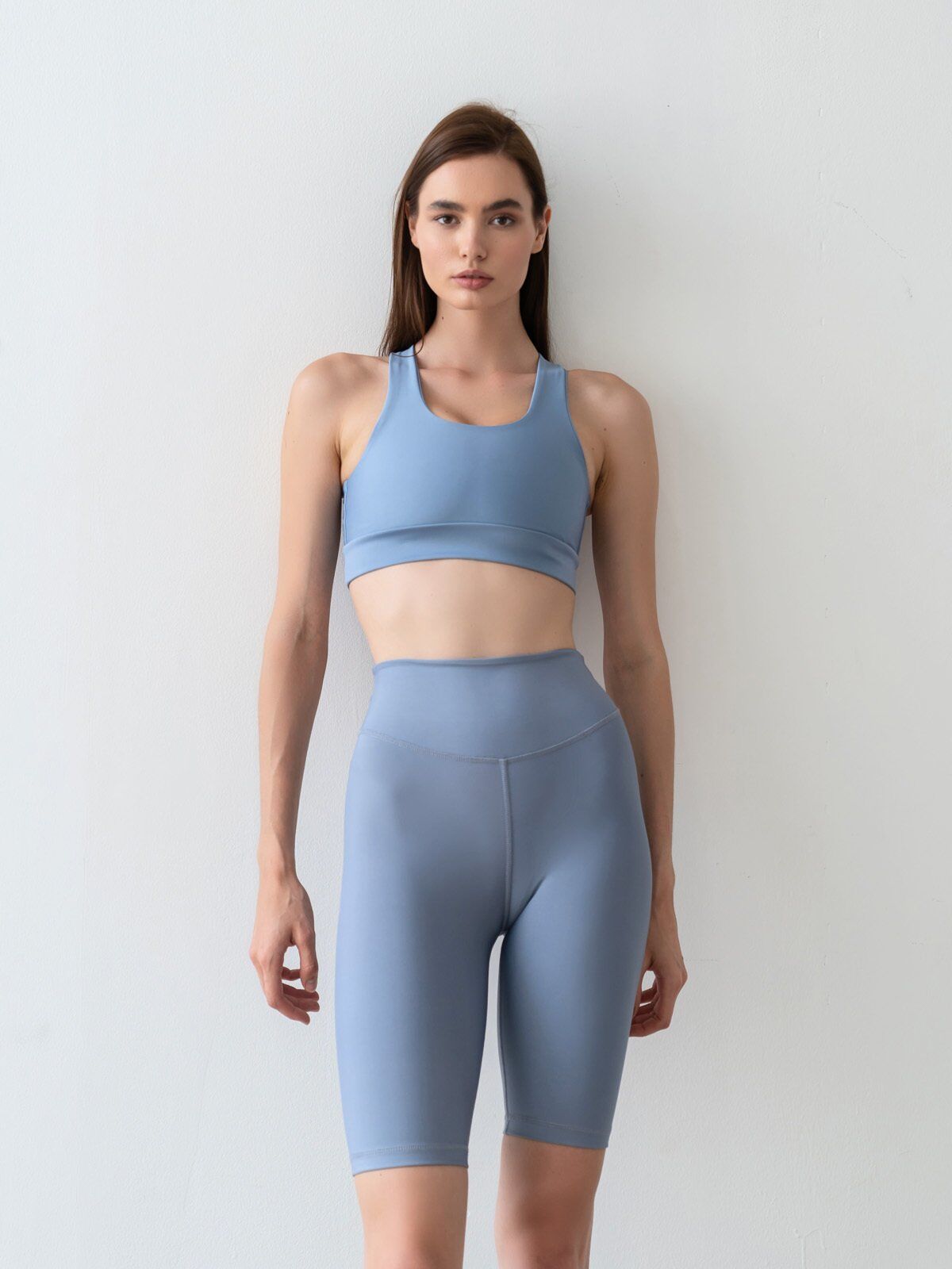6044 Biker Leggings Water Blue
