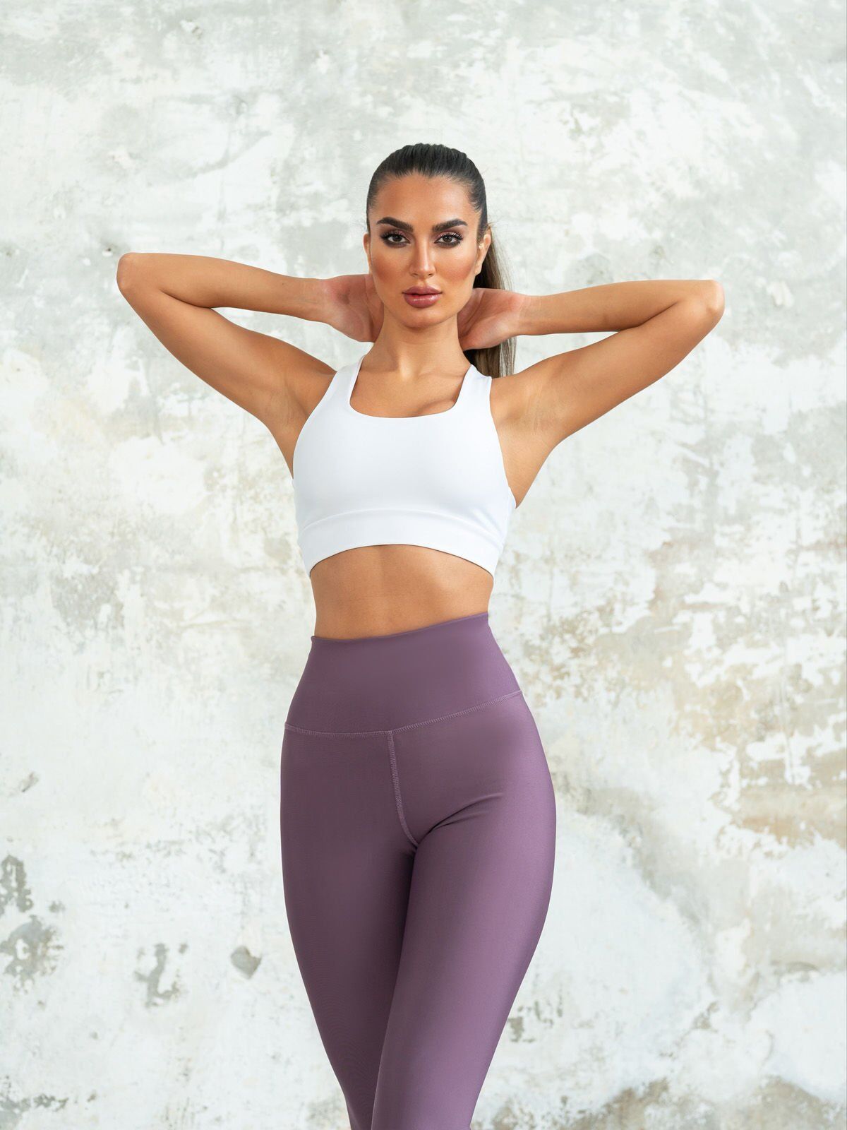 312 Meganta Color Basic Leggings