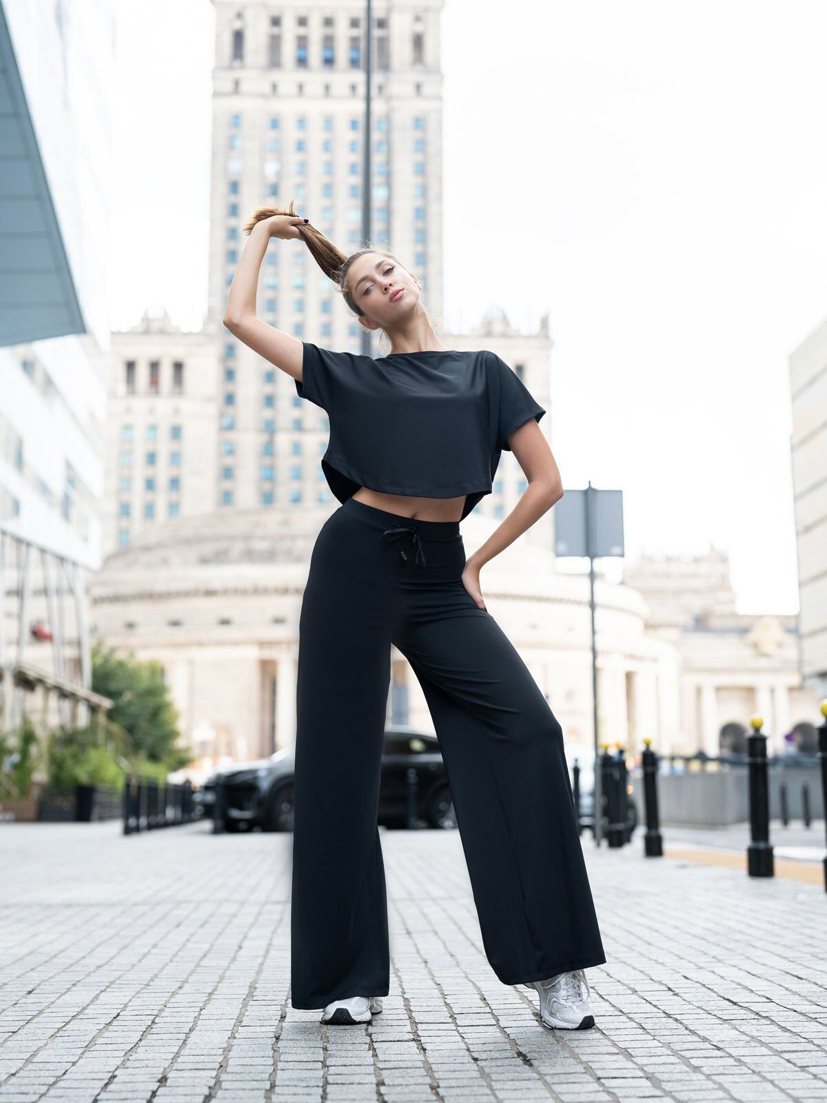 100 Yoga Tshirt Black Color