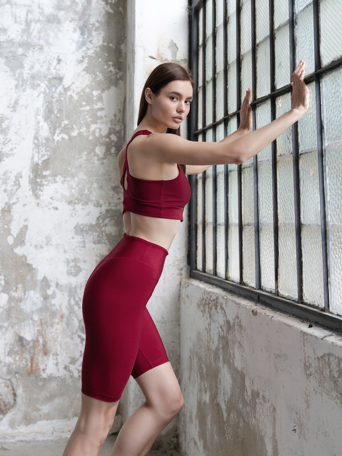 950 Biker Leggings Bordo
