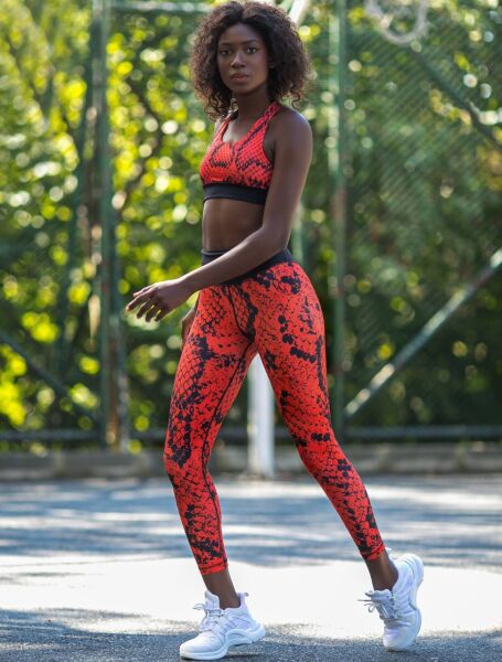 178 Patterned Spor Bra