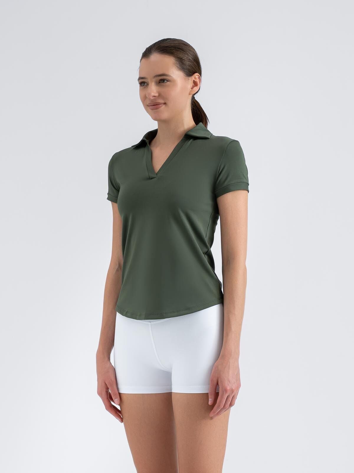 7032 Performans Short Leggings White Color
