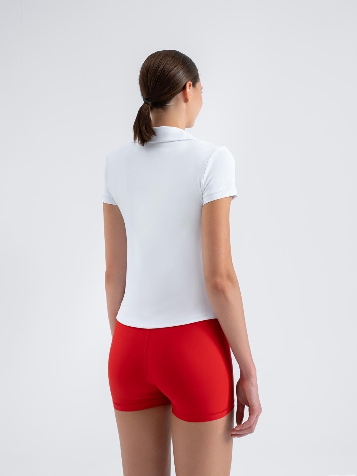 7031 Performans Short Leggings Red Color