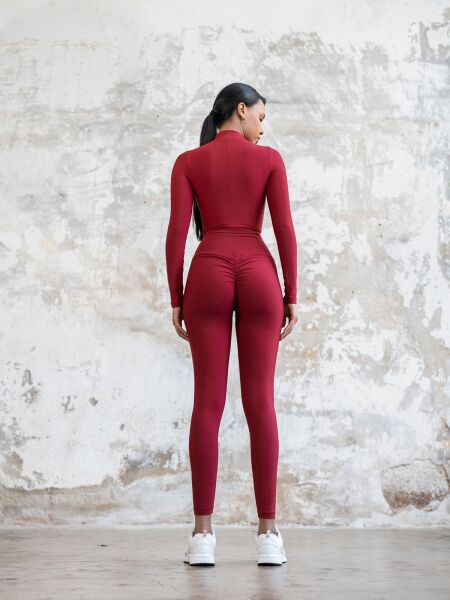 739 Scrunch Butt Leggings Bordo