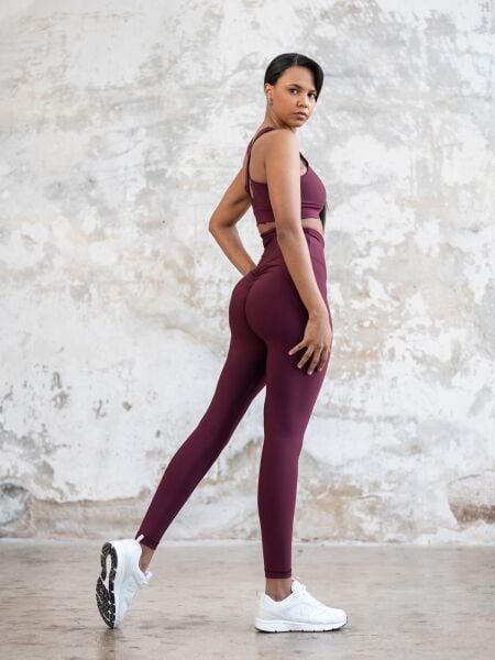 741 Scrunch Butt Leggings Damson Color
