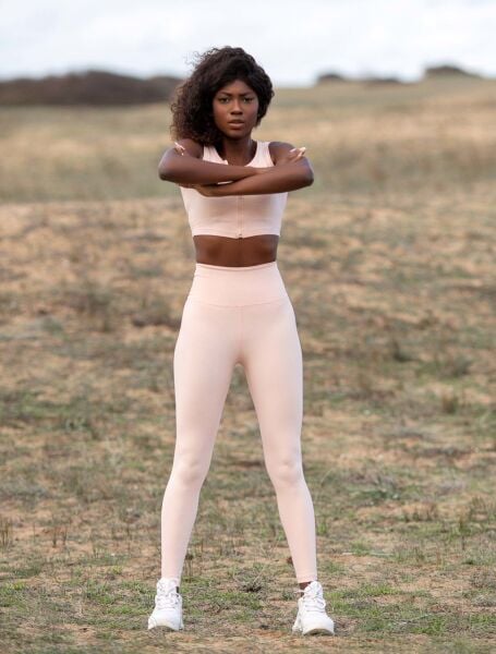 751 Extra High Waist Leggings Powder Color
