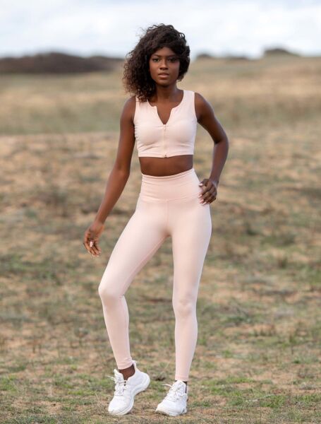 751 Extra High Waist Leggings Powder Color