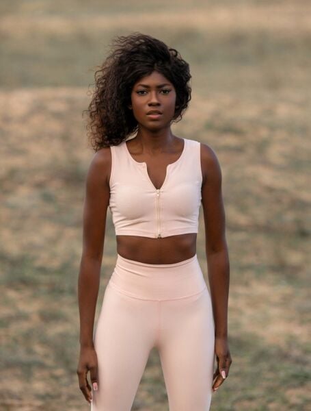 751 Extra High Waist Leggings Powder Color