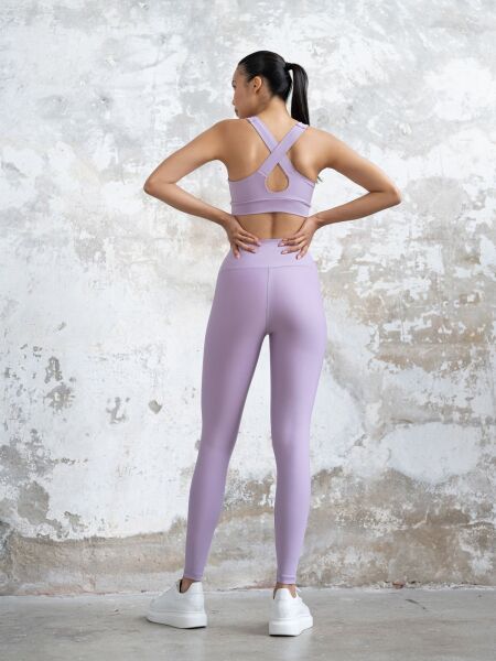 752vExtra High Waist Leggings Lilla Color