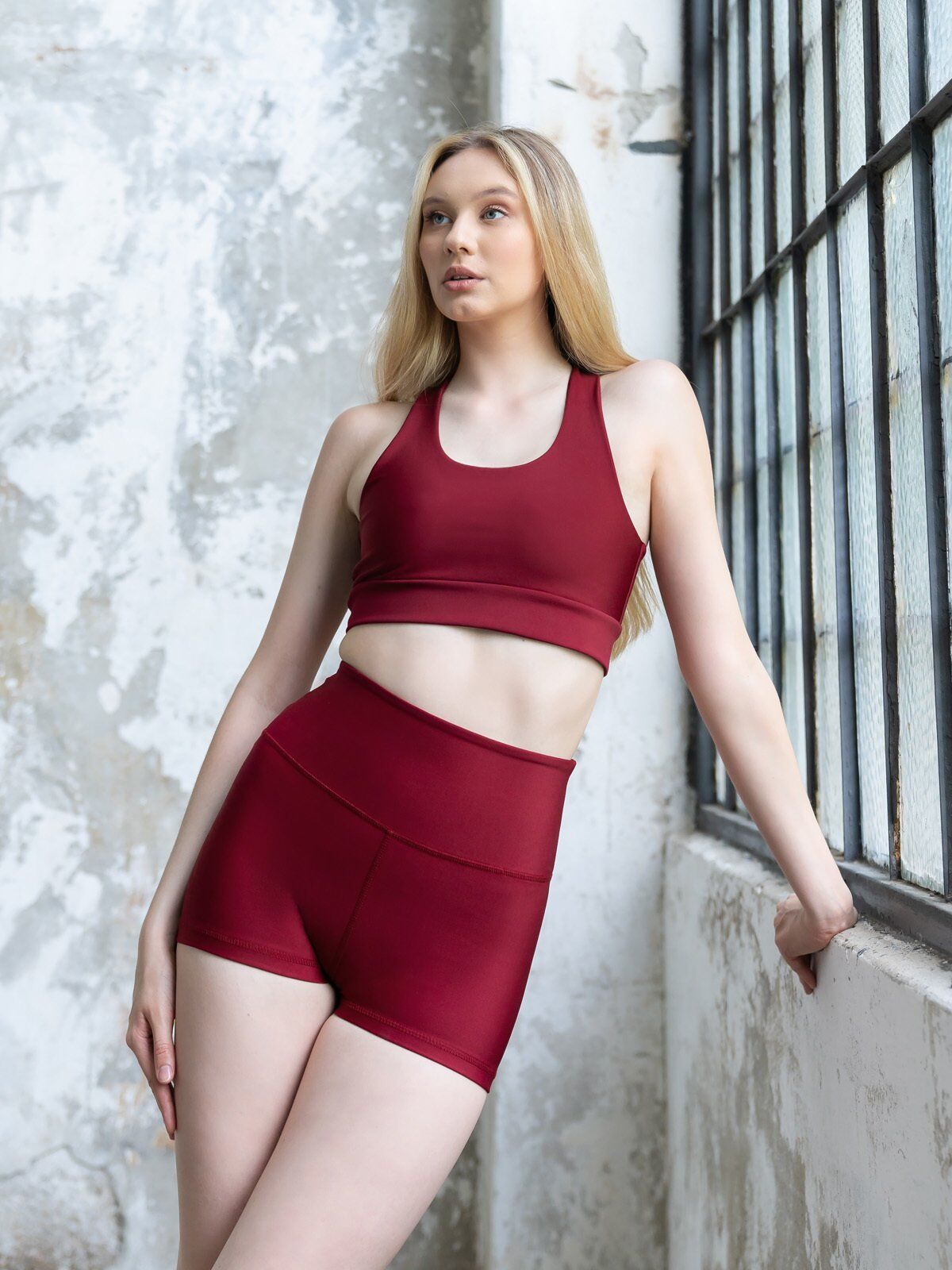 5001 Mini Short Bordo