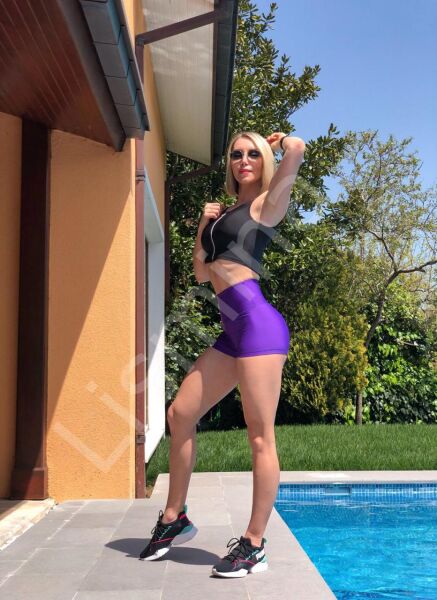 5004 Mini Short Purple Color
