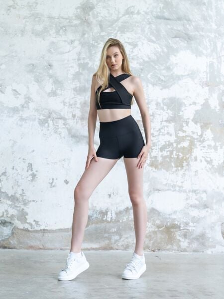 5006 Mini Short Black Color