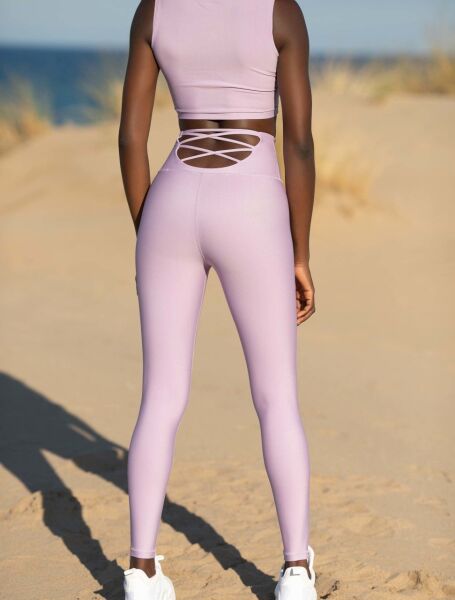 761 Decolette Leggings Lilla Color