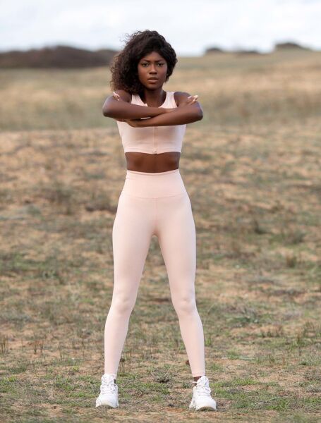 763 Decolette Leggings Powder Color