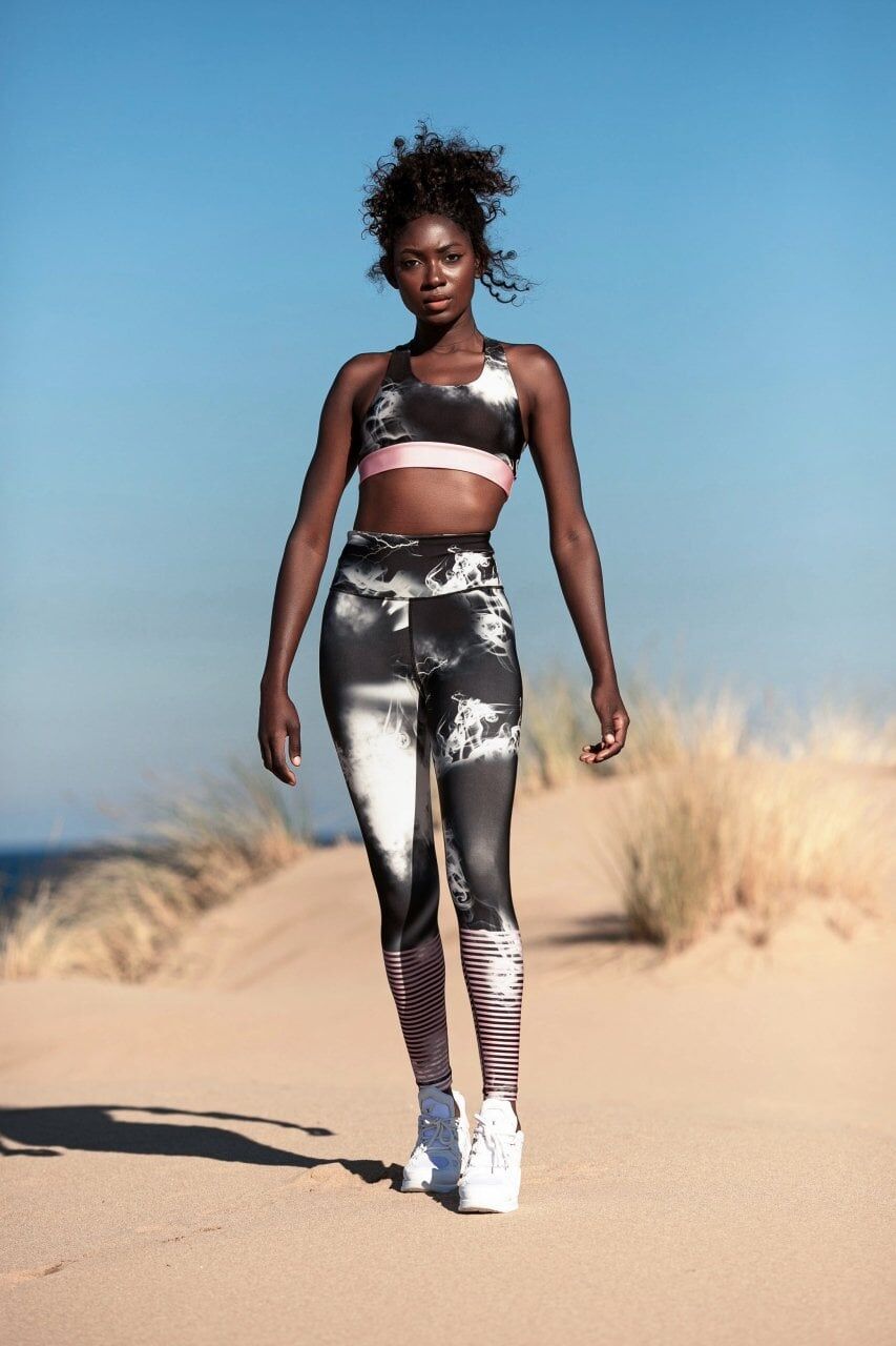 171 Patterned Spor Bra