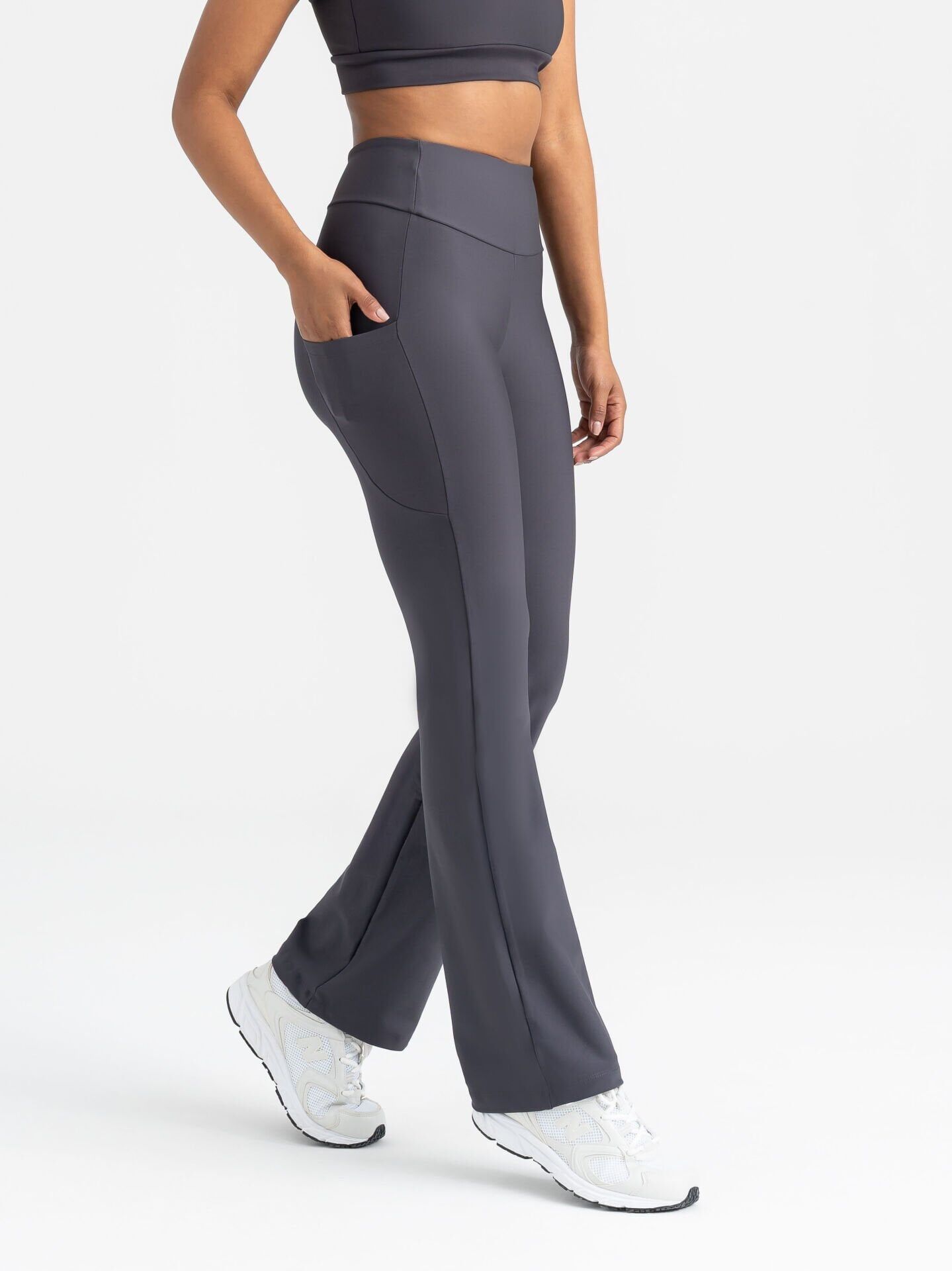 434 Pocket Tube Leg Leggings Antrasit Color