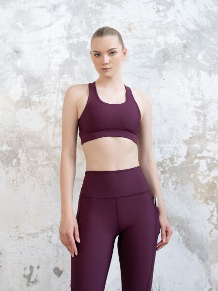 786 Pocket Leggings Damson Color