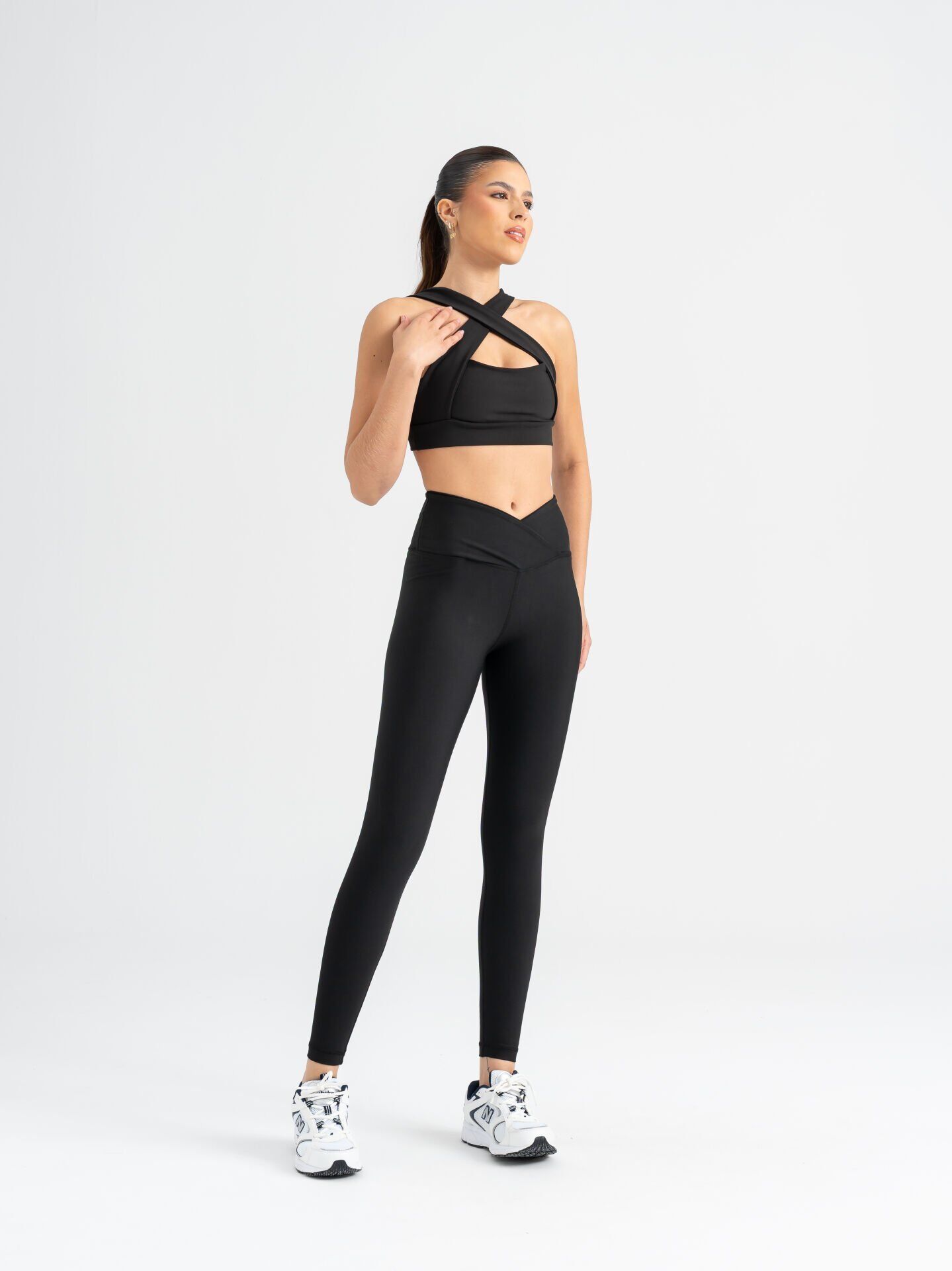 1033 We Waist Leggings Black Color