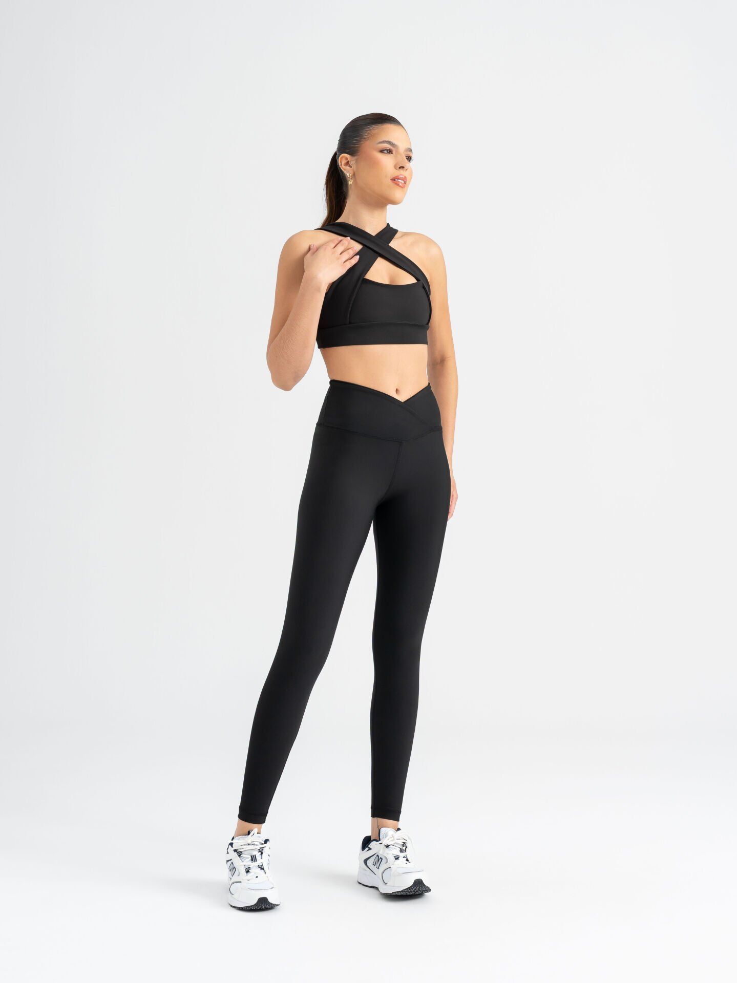 1033 We Waist Leggings Black Color