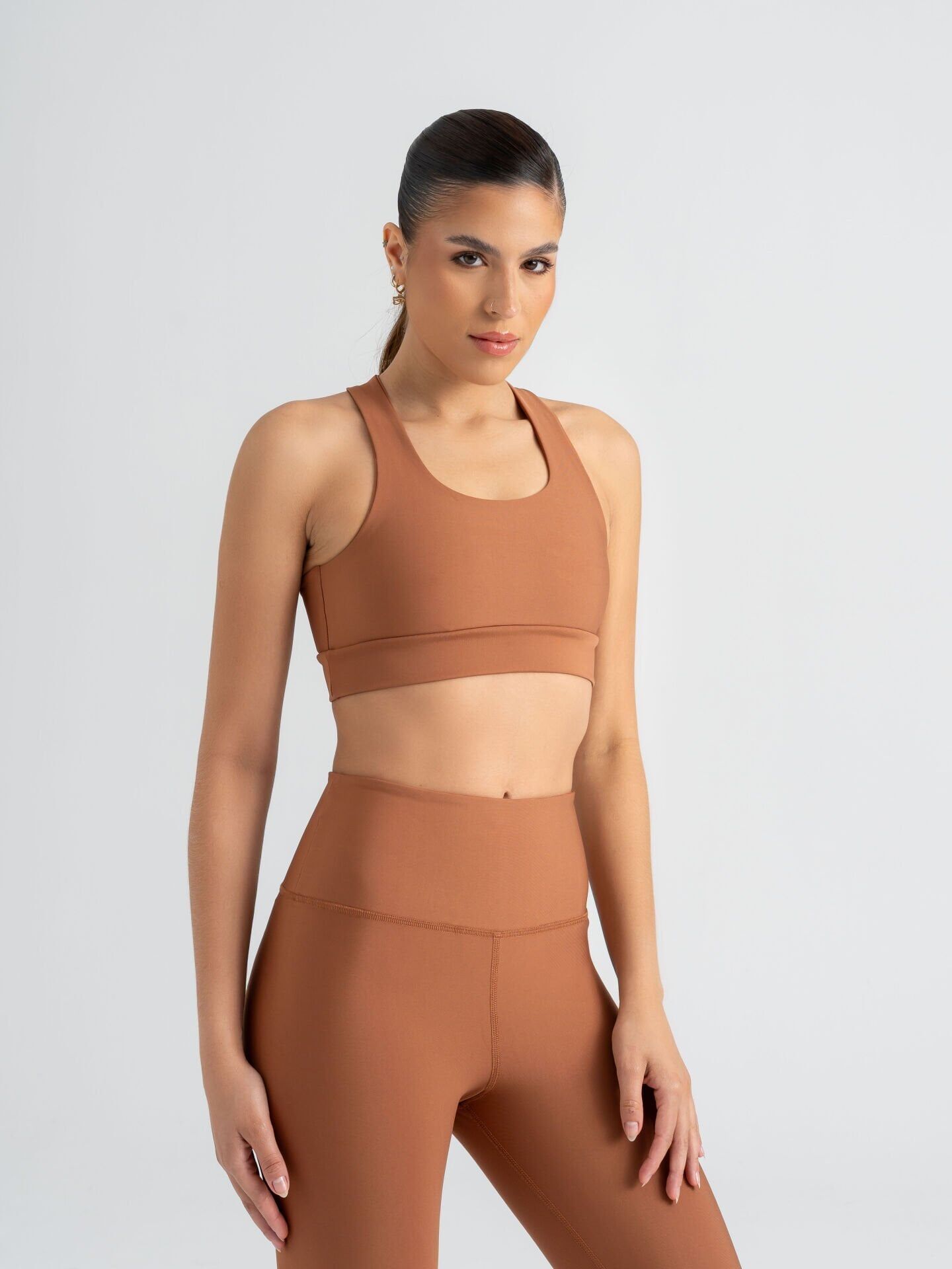 370 Extra High Waist Leggings Camel Color