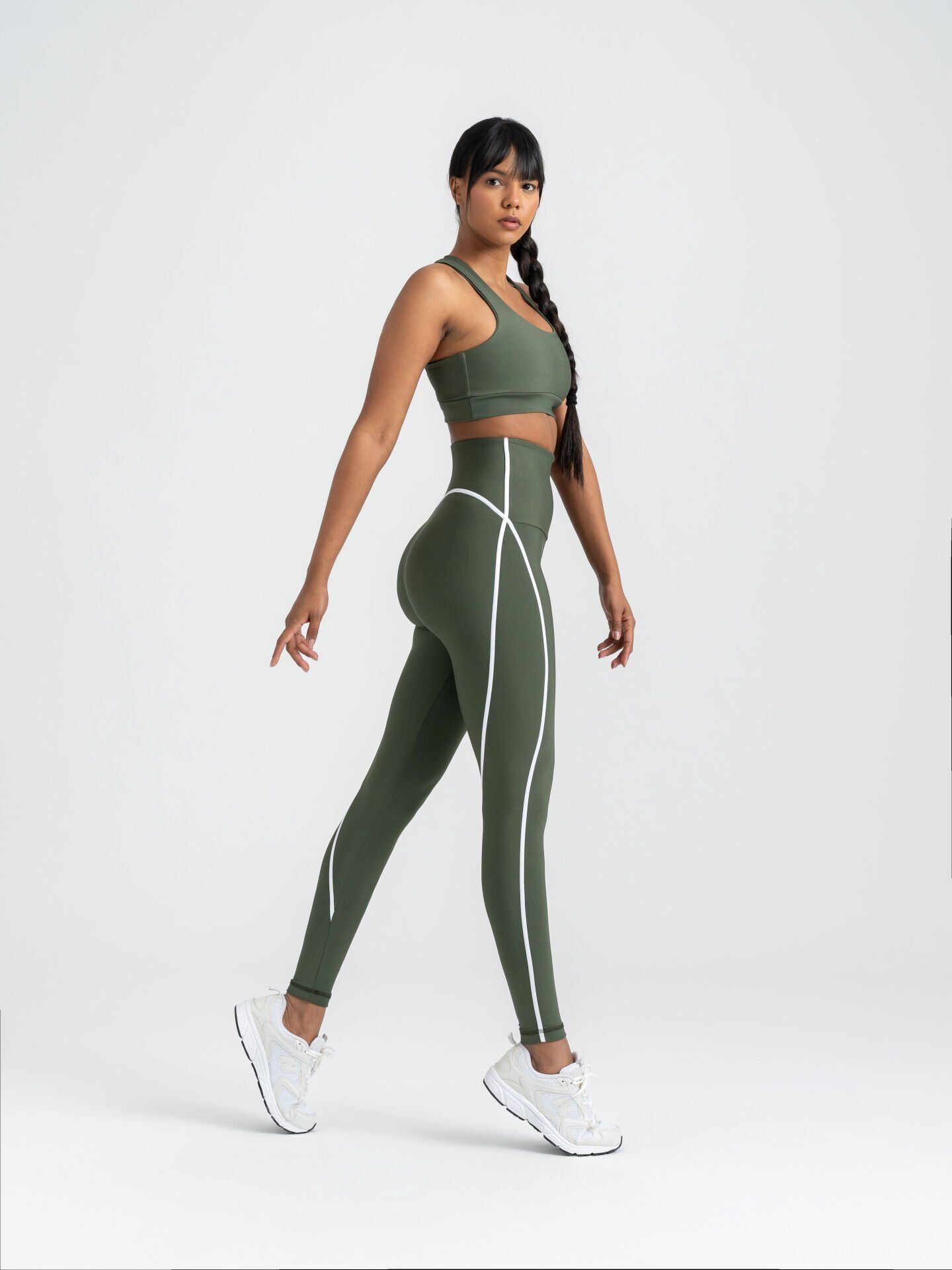 371 Menton Leggings Khaki Color