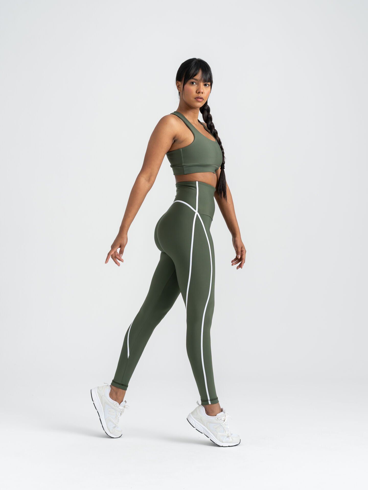 371 Menton Leggings Khaki Color
