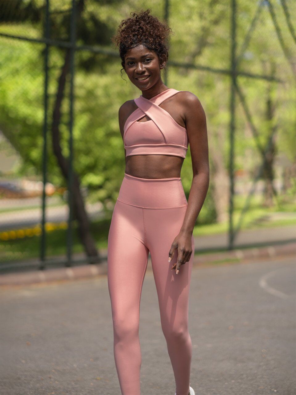 Ekstra Yüksel Bel Rose Rengi 1094