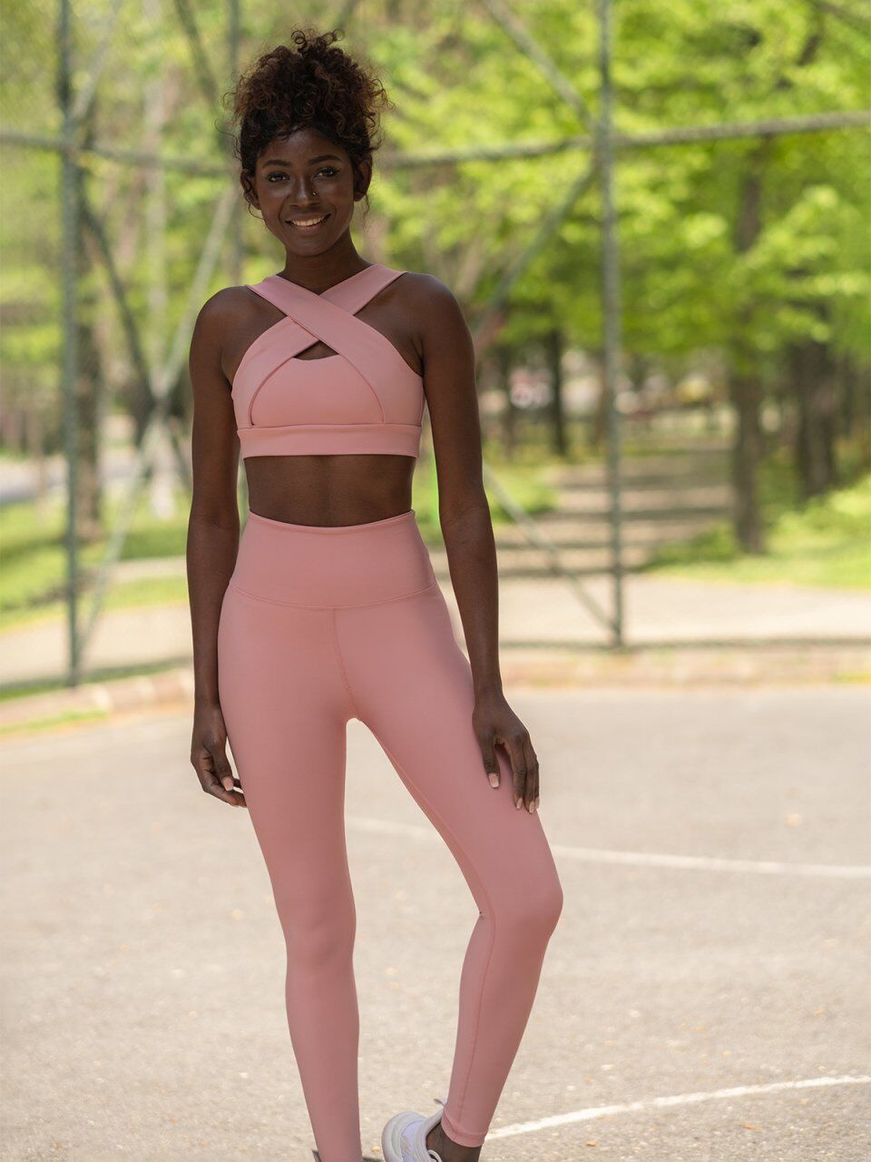 Ekstra Yüksel Bel Rose Rengi 1094