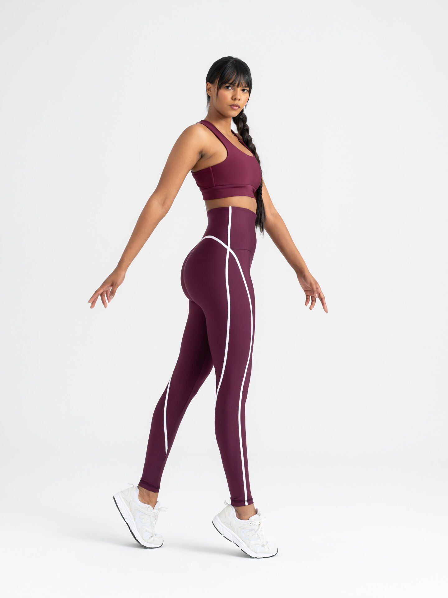 373 Menton Leggings Damson Color