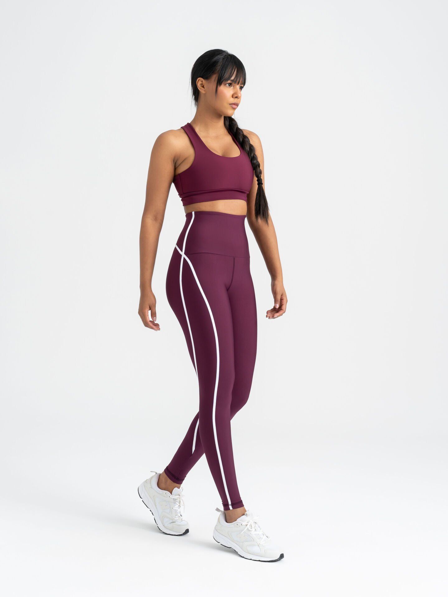 373 Menton Leggings Damson Color