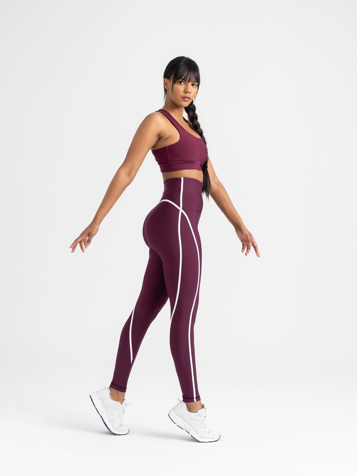 373 Menton Leggings Damson Color
