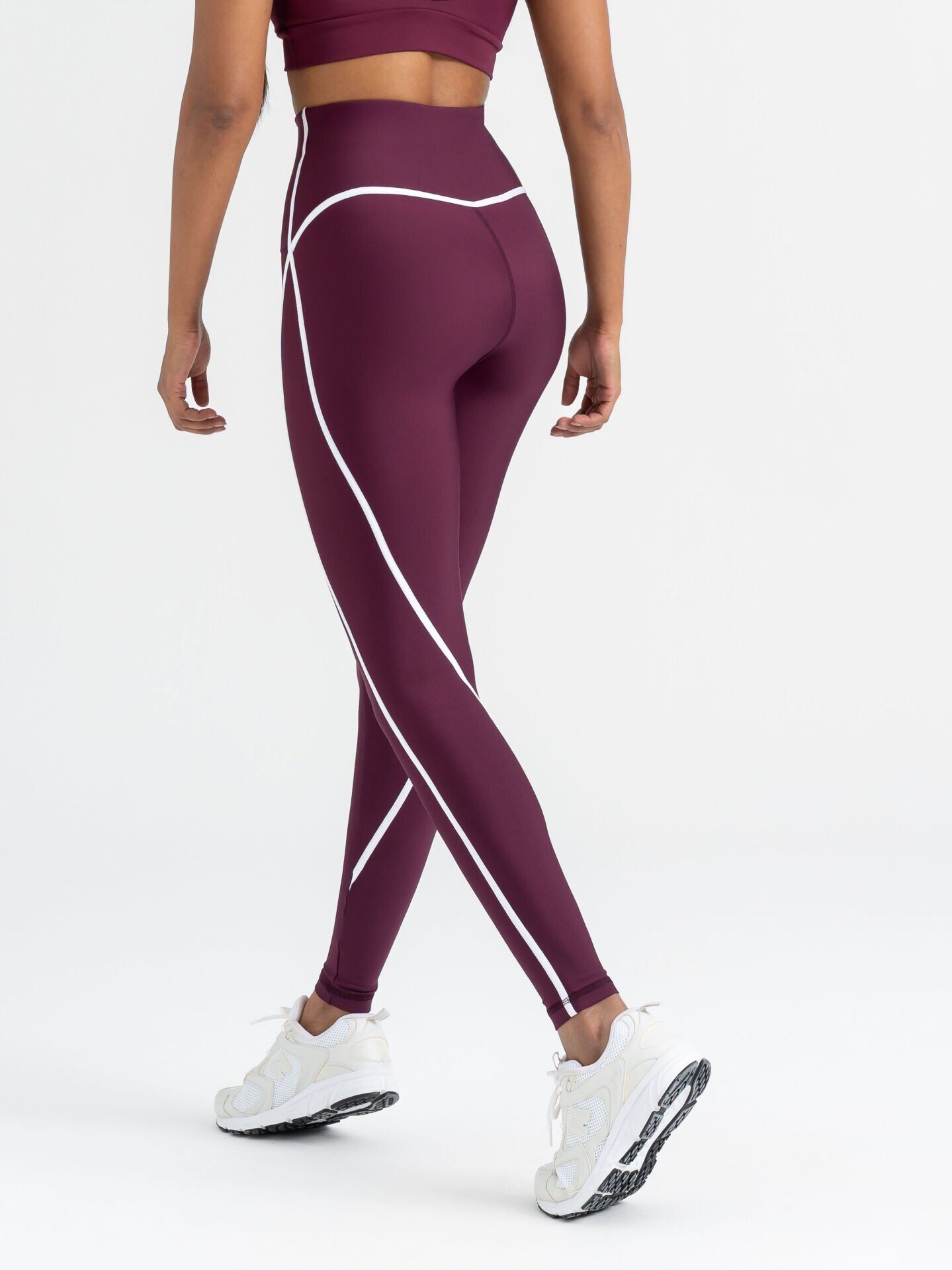 373 Menton Leggings Damson Color