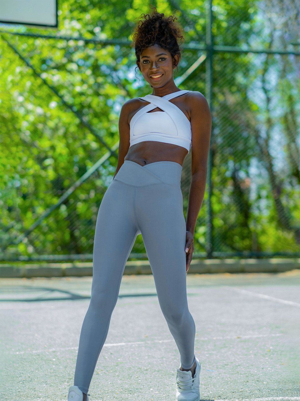 1097 We Waist Leggings Water Blue