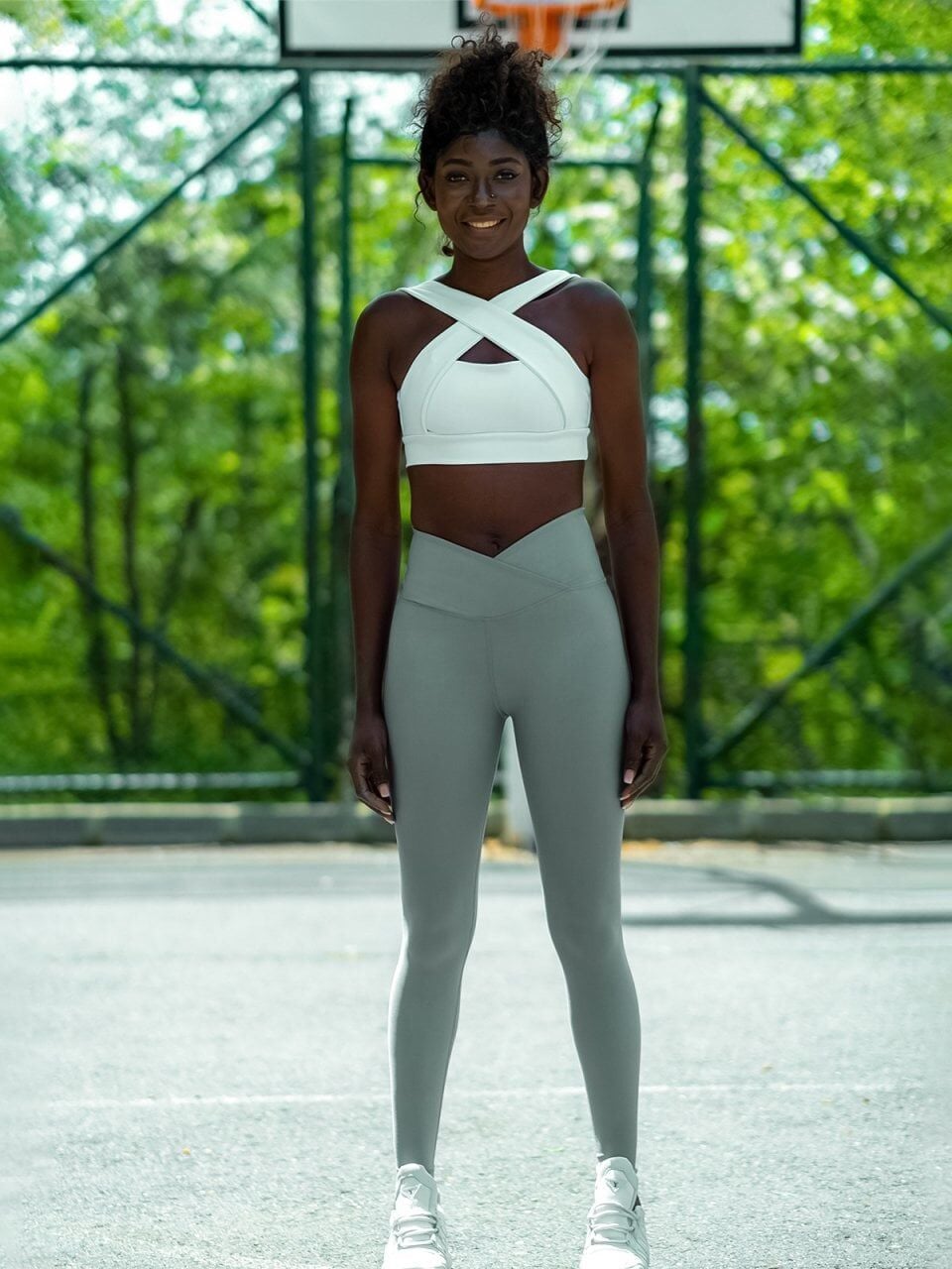 1098 We Waist Leggings Water Green