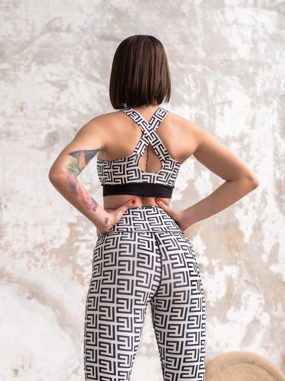 243 Patterned Spor Bra