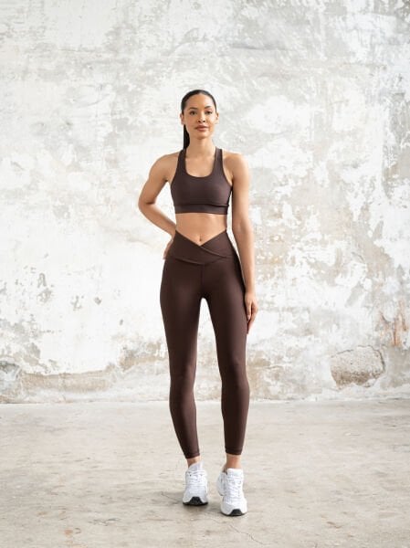 526 We Waist Leggings Brown Color