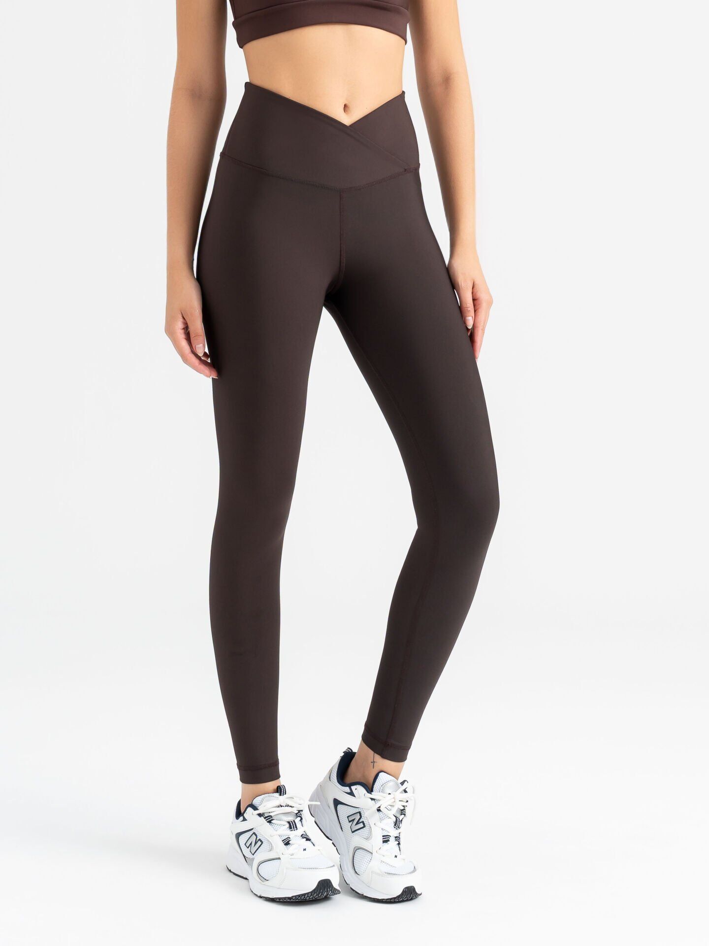 526 We Waist Leggings Brown Color