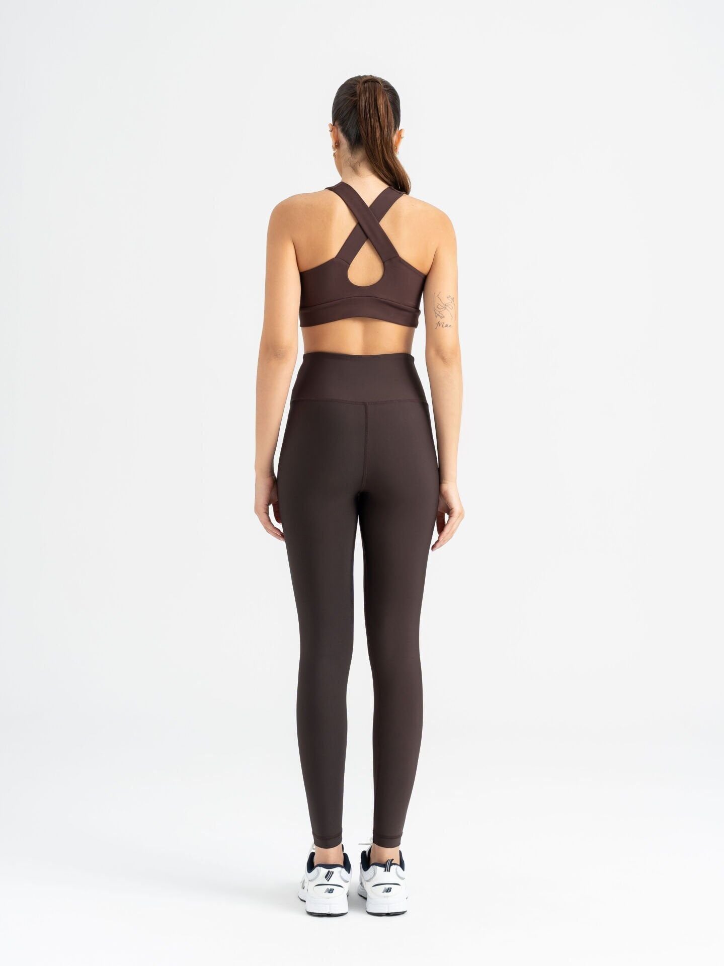 526 We Waist Leggings Brown Color