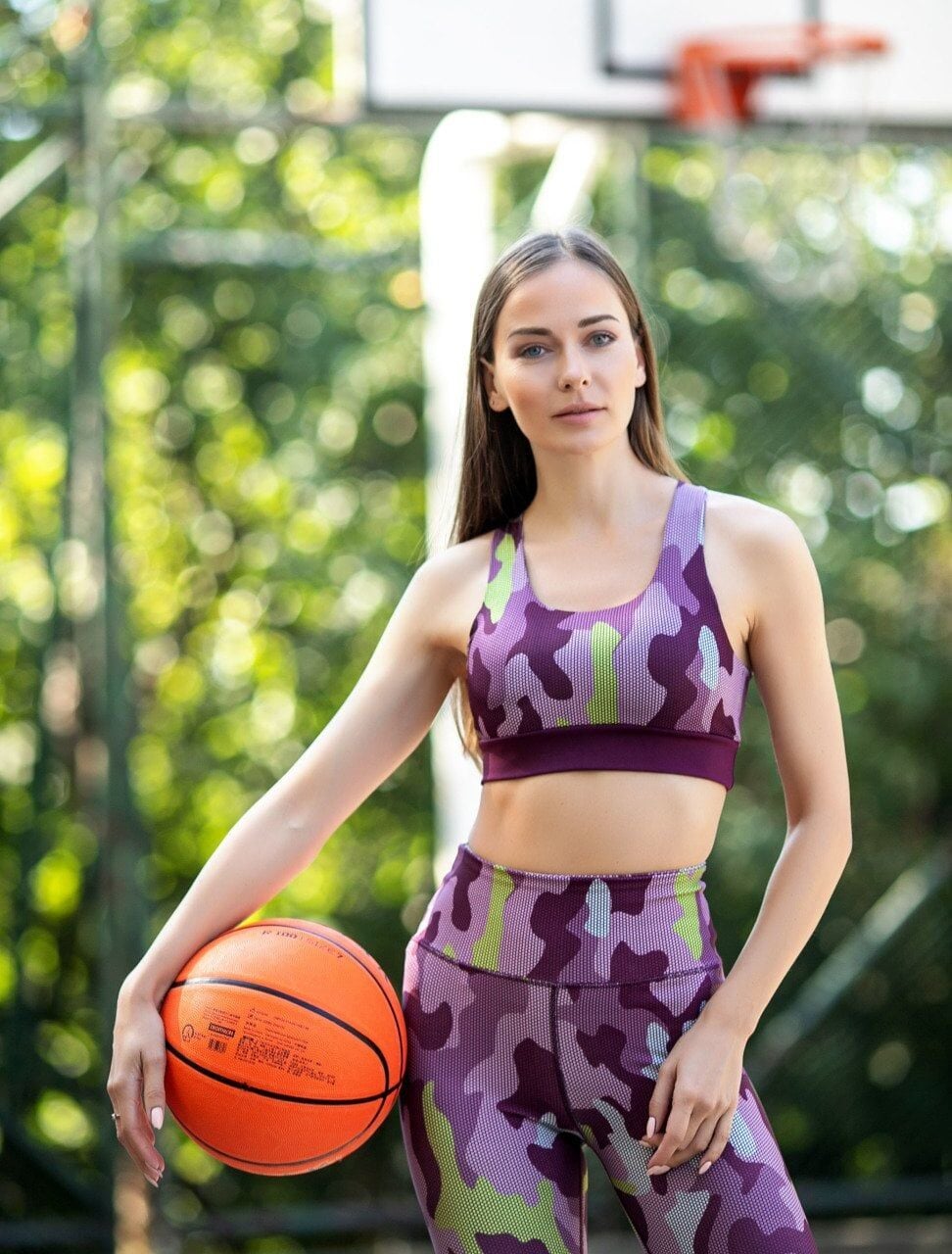 173 Patterned Spor Bra