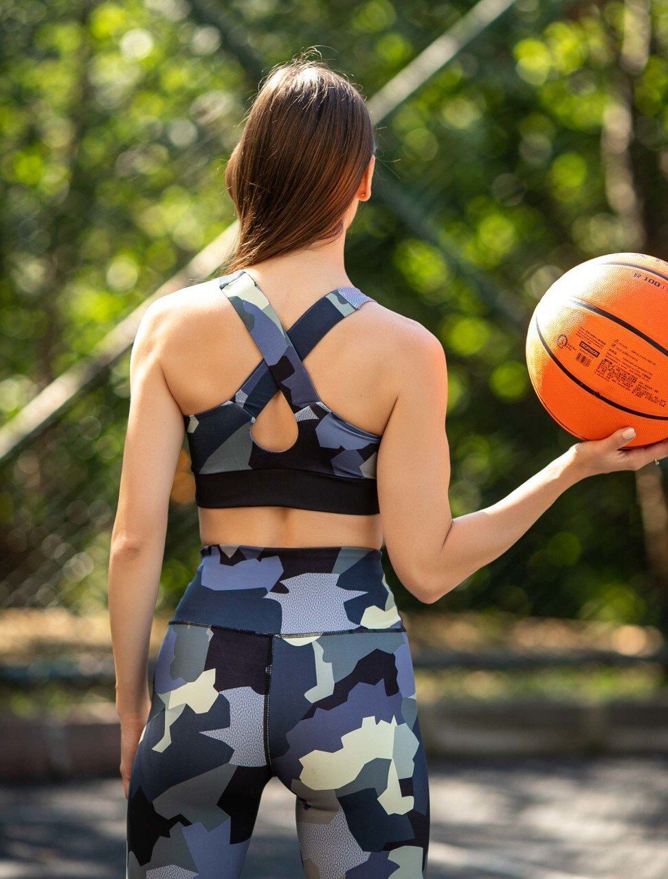 174 Patterned Spor Bra