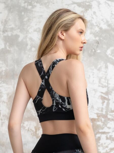 176 Patterned Spor Bra