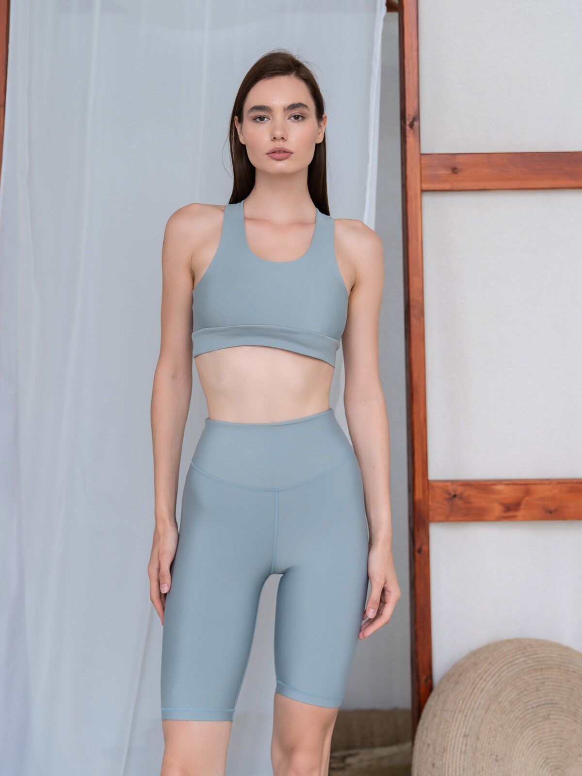 6045 Biker Leggings Water Green