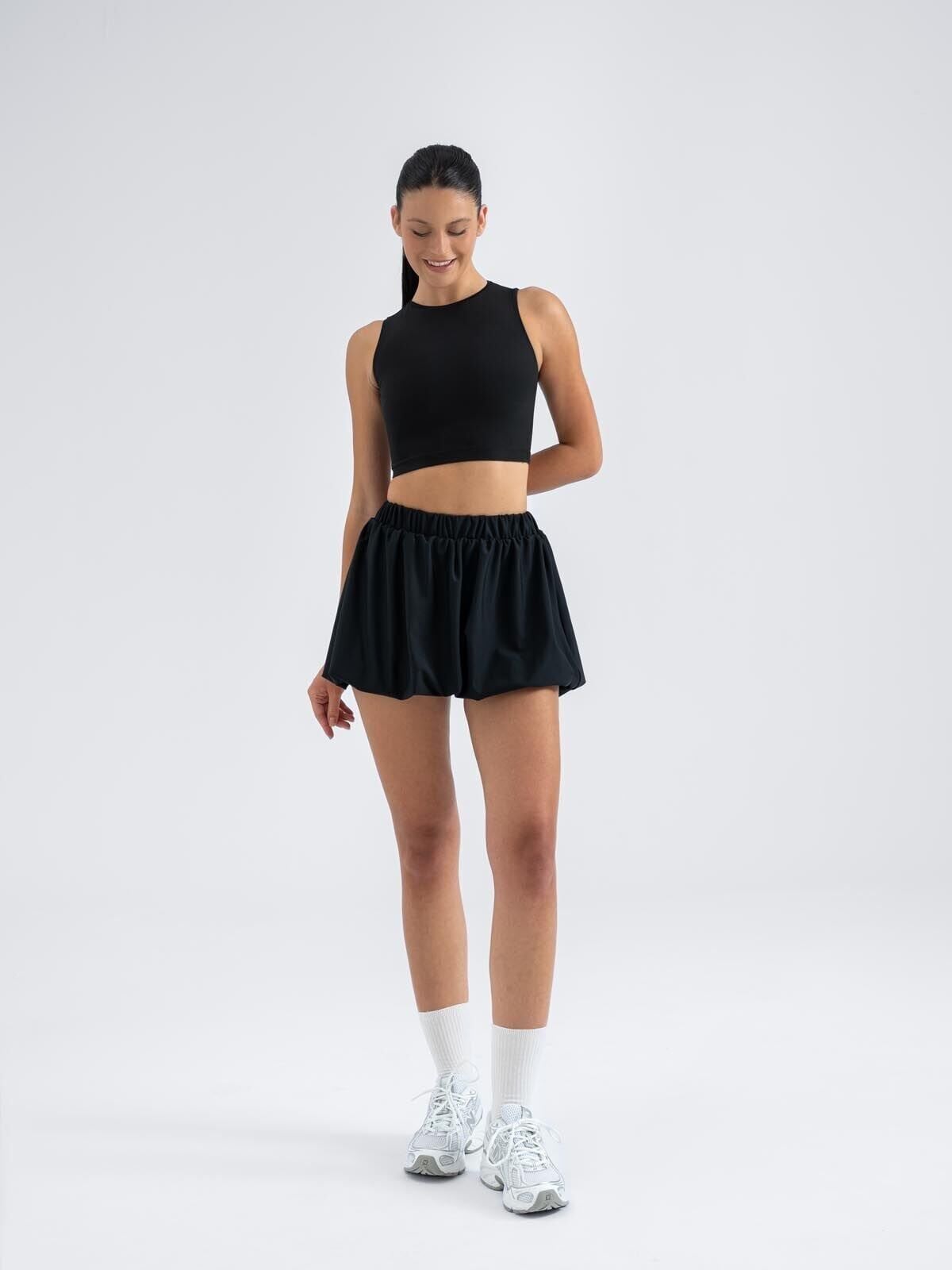 5100 Bubble Tennis-Padel Skirt Black Color