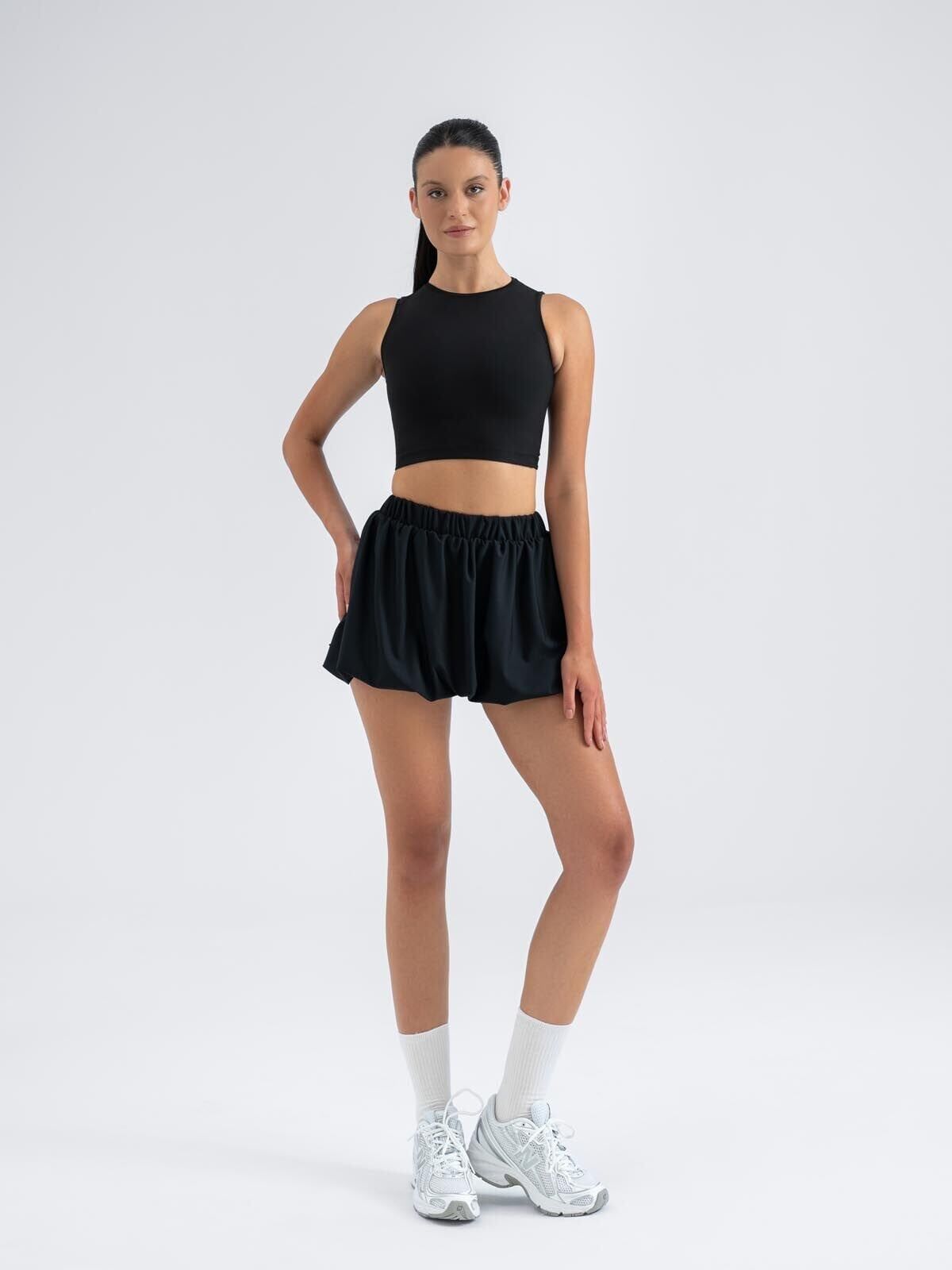 5100 Bubble Tennis-Padel Skirt Black Color