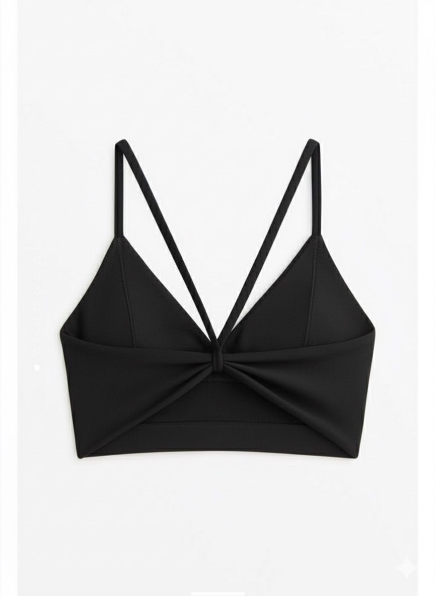 530 Knot Spor Bra Black Color