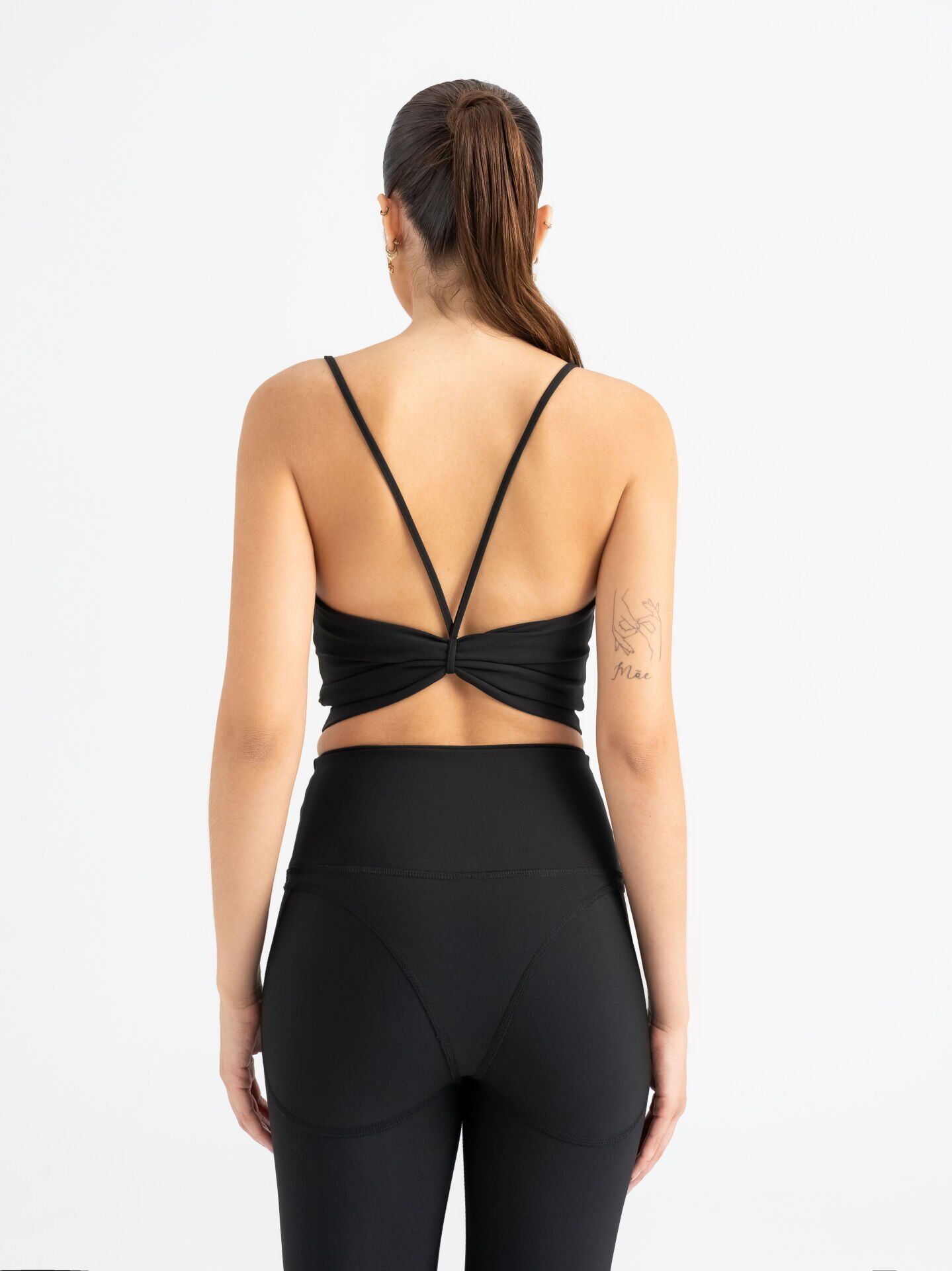 530 Knot Spor Bra Black Color