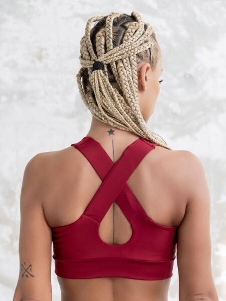 124 Single Crossed Spor Bra Bordo