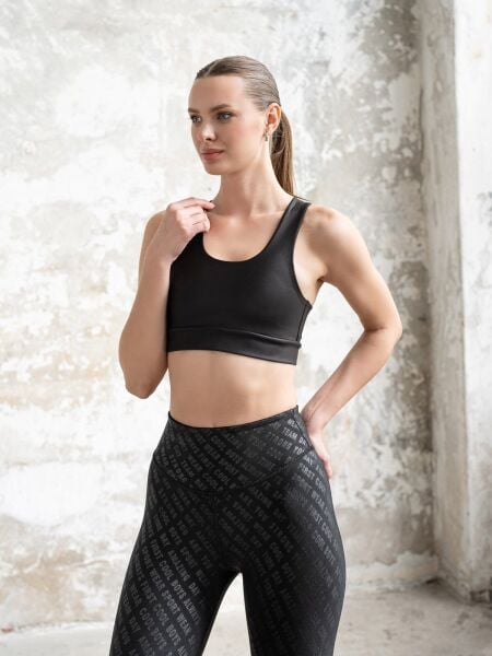 480 Le Port Leather Look Leggings