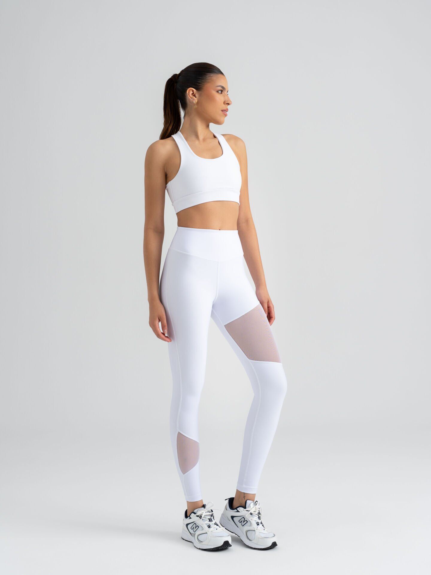 1016 Tülle Detailed Leggings